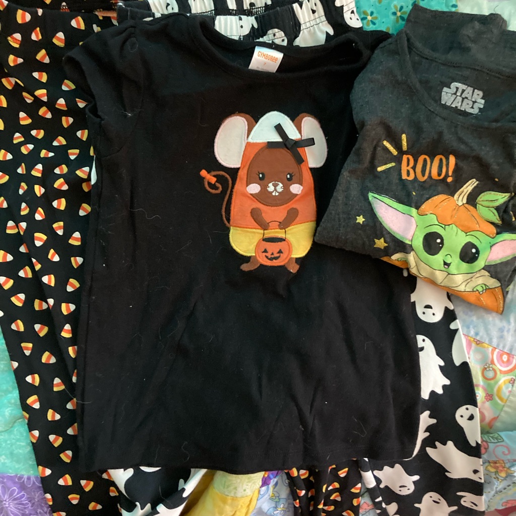 Halloween Themed Kids T-Shirts And Pants Set Hanna Andersson Gymboree 7